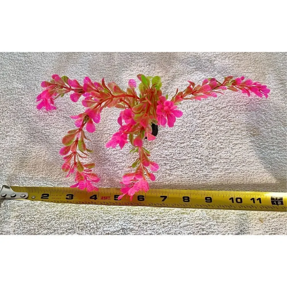 Pink Artificial Underwater Plant Aquarium Water Plant Fish Tank Landscape Decor